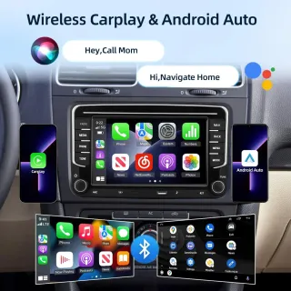 Estéreo Coche 4+64GB VW Jetta/Passat/Golf