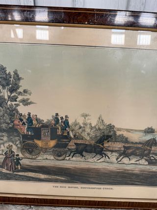 Pareja de cuadros antiguos