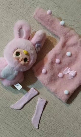 Conjunto Blythe Rosa Peluche