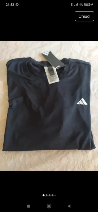 T-shirt Adidas donna Aeroready antracite