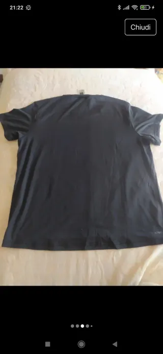 T-shirt Adidas donna Aeroready antracite