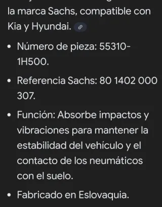 Amortiguadores Hyundai
