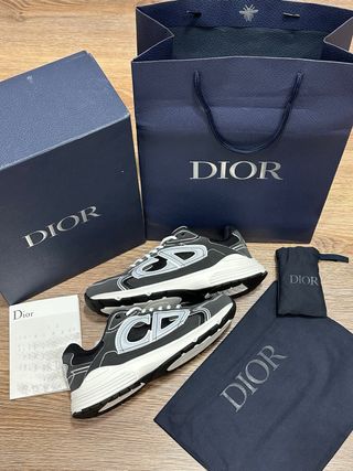 Dior B30 Sneakers Grises y Blancas
