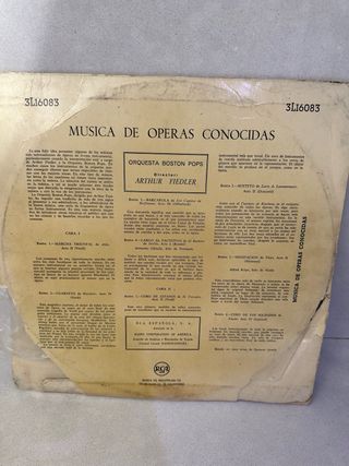 Vinilo Música de Óperas Conocidas RCA