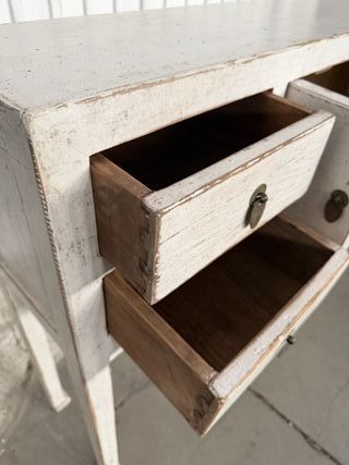 Consola estilo oriental madera envejecida NUEVA