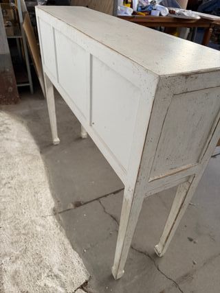 Consola estilo oriental madera envejecida NUEVA