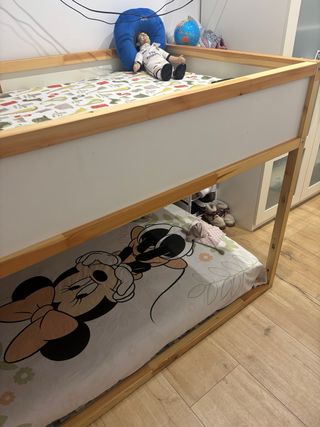 Litera Ikea con Mueble Escalera