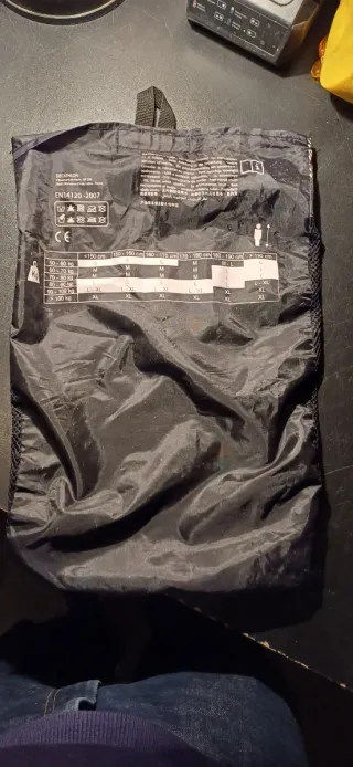 Protecciones patinaje con bolsa