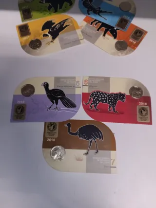 Monedas Colección Animales Perú 2017-2018