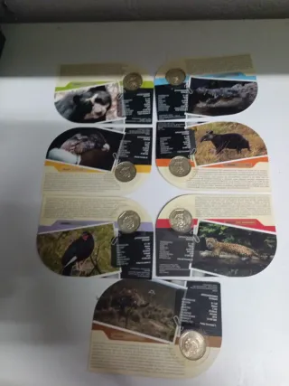 Monedas Colección Animales Perú 2017-2018