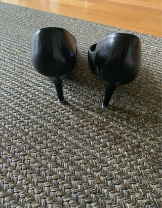 Scarpe décolleté nere con zip