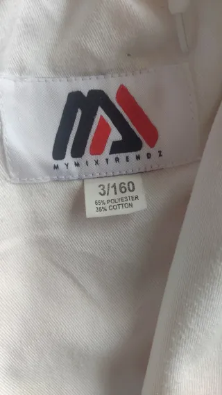 Traje de Karate Blanco  Talla 3/160