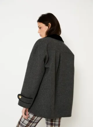 Chaquetón Dakota Shetland marengo Sophie & Lucie