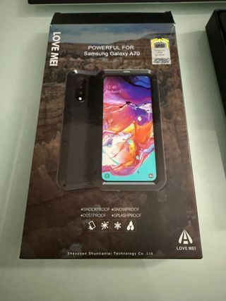 Funda Samsung Galaxy A70 Roja (Waterproof)