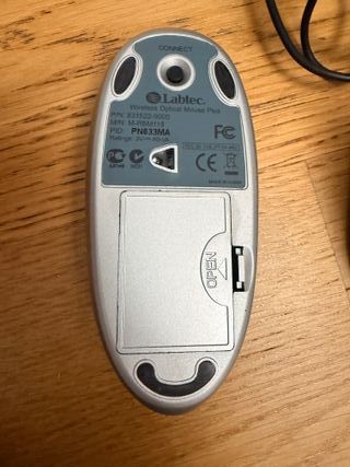 Mouse Labtec PN633MA USB Nero/Argento