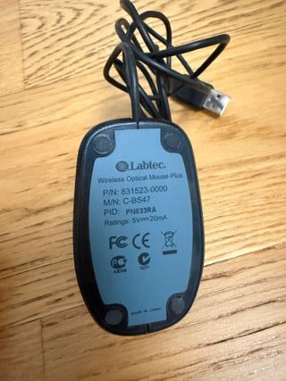 Mouse Labtec PN633MA USB Nero/Argento
