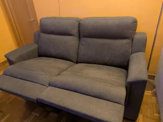 Sofá Eléctrico Gris Tela