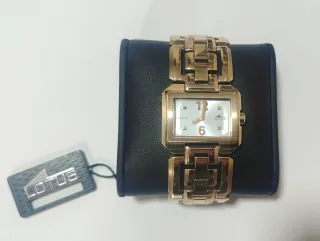 Reloj Lotus Dorado Mujer Sin Estrenar