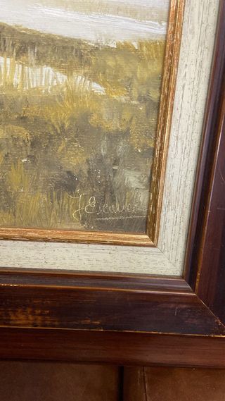 Cuadro Pintura Lienzo Paisaje