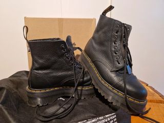 Botas Dr. Martens Talla 40 Piel Negra Cremallera