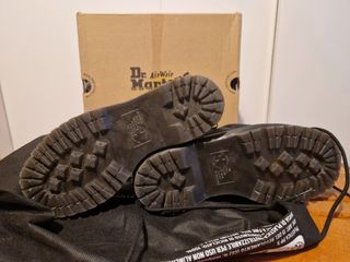 Botas Dr. Martens Talla 40 Piel Negra Cremallera