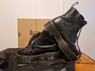 Botas Dr. Martens Talla 40 Piel Negra Cremallera
