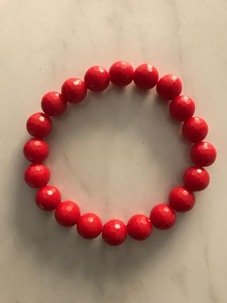 Pulsera brillante roja