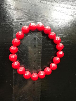 Pulsera brillante roja