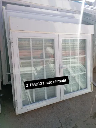 Ventana aluminio 150x224 alto climalit