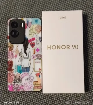 Honor 90 Lite Plata en perfectísimo estado