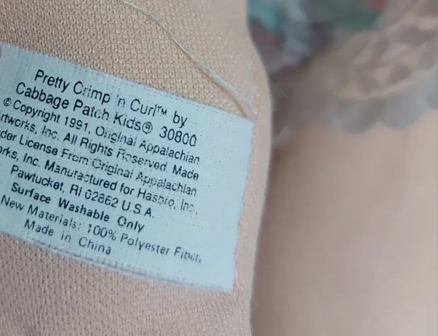 Muñecas Cabbage Patch Kids Hasbro 1990-91.Lote.