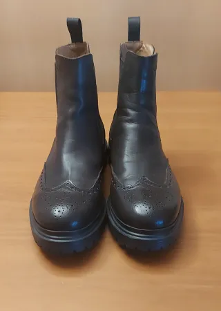 Beatles Rogal's in pelle marrone 45