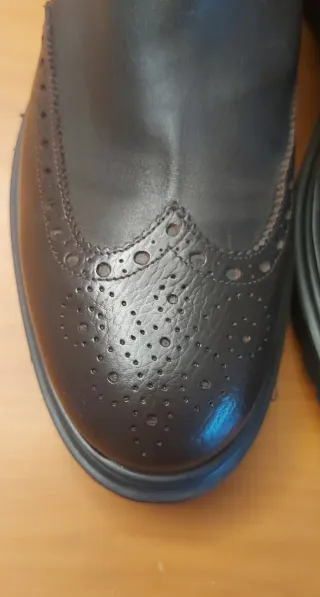 Beatles Rogal's in pelle marrone 45