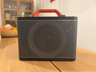 Karaoke Portátil Negro y Rojo