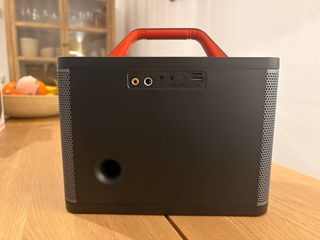 Karaoke Portátil Negro y Rojo