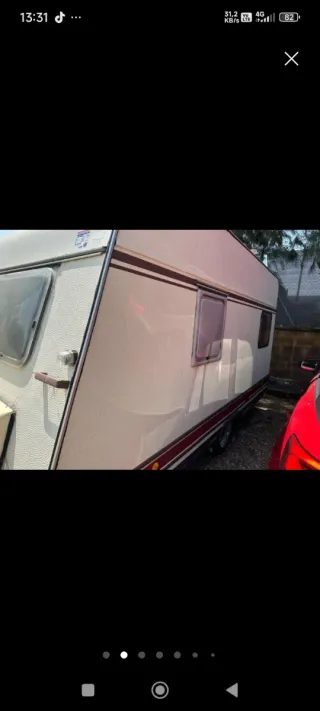 Caravana Burstner 750kg.