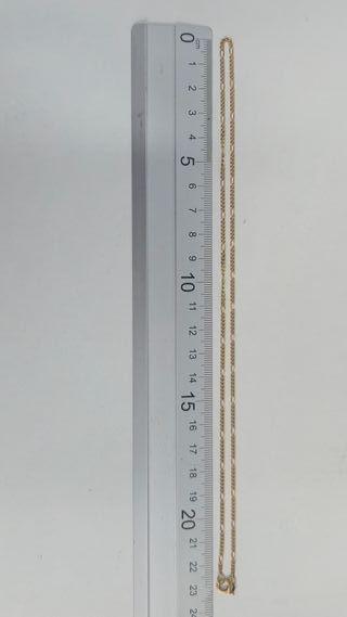 Cadena Figaro Oro 18k 46cm