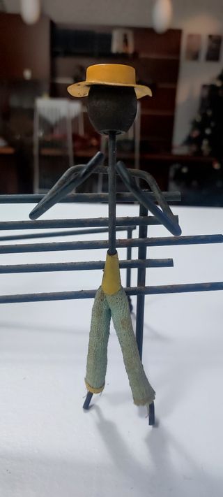 Porta dischi vinili 45 giri - vintage stile boho