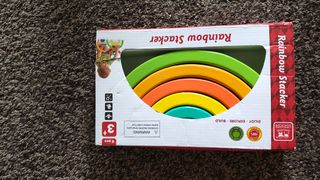 Apilador Arcoíris PHOOHI 6 piezas Montessori