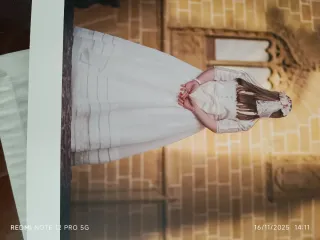 Vestido de Comunión Blanco Talla 9 años