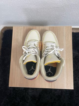 Jordan 3 Retro Beige/Rojo