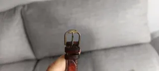 Reloj Lotus Cuarzo Dorado y Marrón