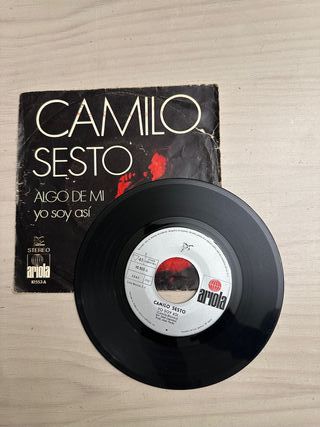 Lote 24 vinilos single – Pop/Música española 70-80