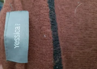 Jersey marrón con rayas