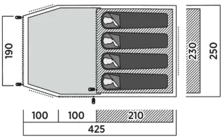 Dos Tienda de campaña McKinley Aerotech 4