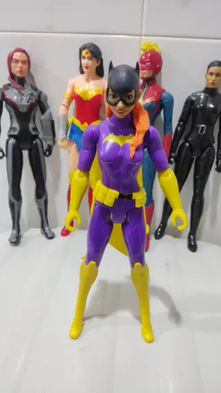 Lote 5 Figuras SUPERHEROÍNAS Marvel DC