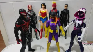 Lote 5 Figuras SUPERHEROÍNAS Marvel DC