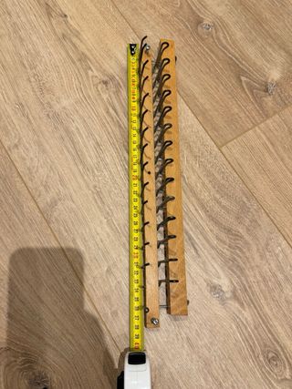 Colgador de 12 corbatas/cinturones