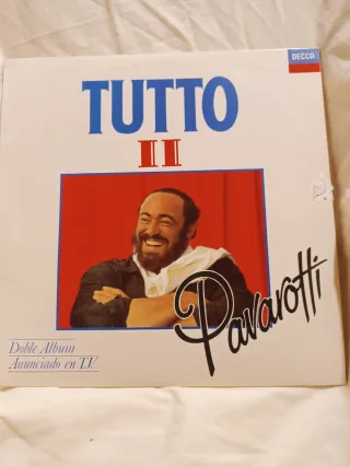 TUTTO I y II - Pavarotti - DOBLE ALBUM