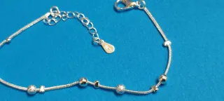 Bracciale Pandora IMITAZIONE Argento con Perline